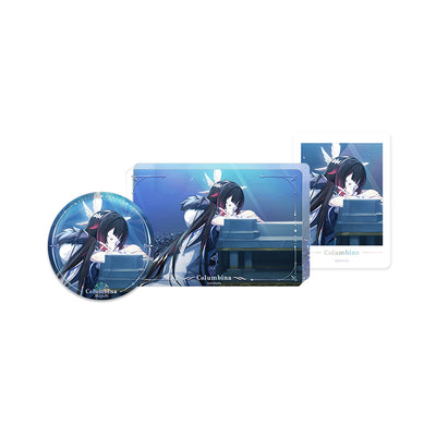 Genshin Impact Winter Night’s Laze Columbina set with bonus photo card