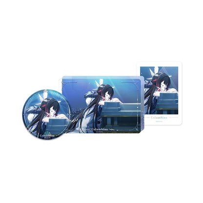 Genshin Impact Winter Night’s Laze Columbina set with bonus photo card