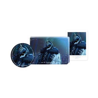 Genshin Impact Winter Night’s Laze Il Capitano set with bonus photo card