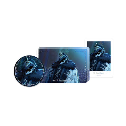 Genshin Impact Winter Night’s Laze Il Capitano set with bonus photo card