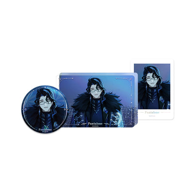 Genshin Impact Winter Night’s Laze Pantalone set with bonus photo card