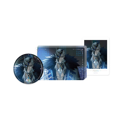 Genshin Impact Winter Night’s Laze Pierro set with bonus photo card