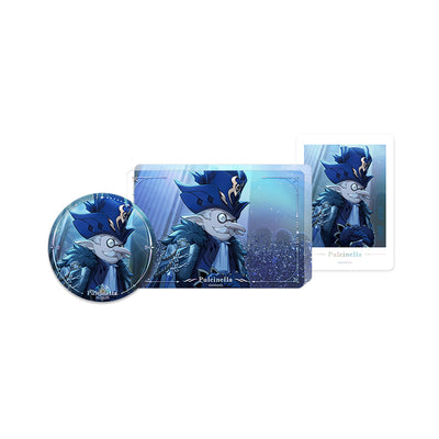 Genshin Impact Winter Night’s Laze Pulcinella set with bonus photo card