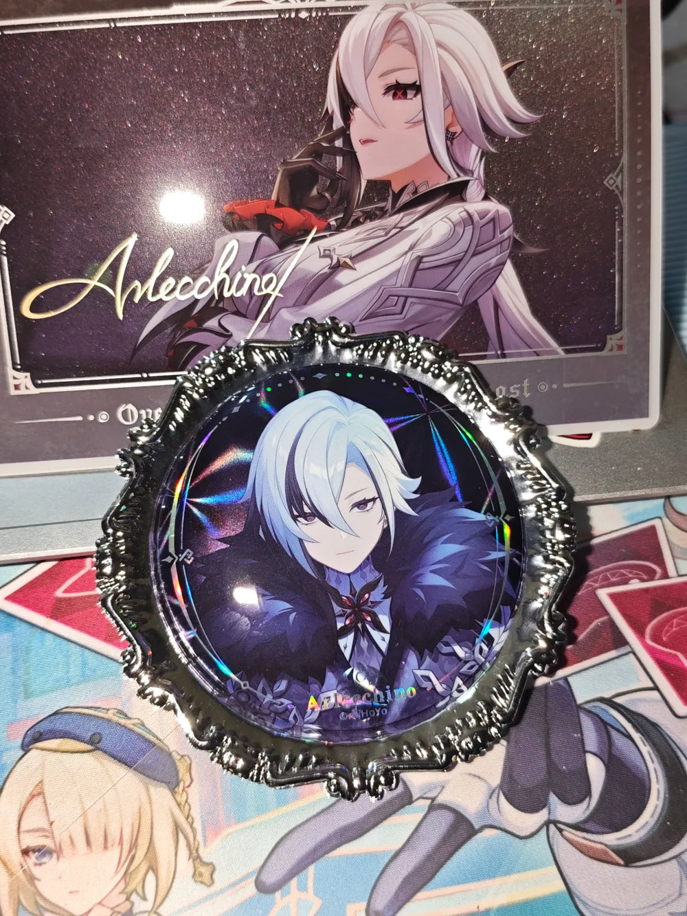 原神 Winter Night’s Laze アクリル流砂画＆バッジセット