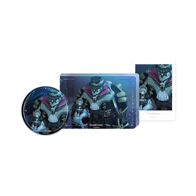 Genshin Impact Winter Night’s Laze Sandrone set with bonus photo card