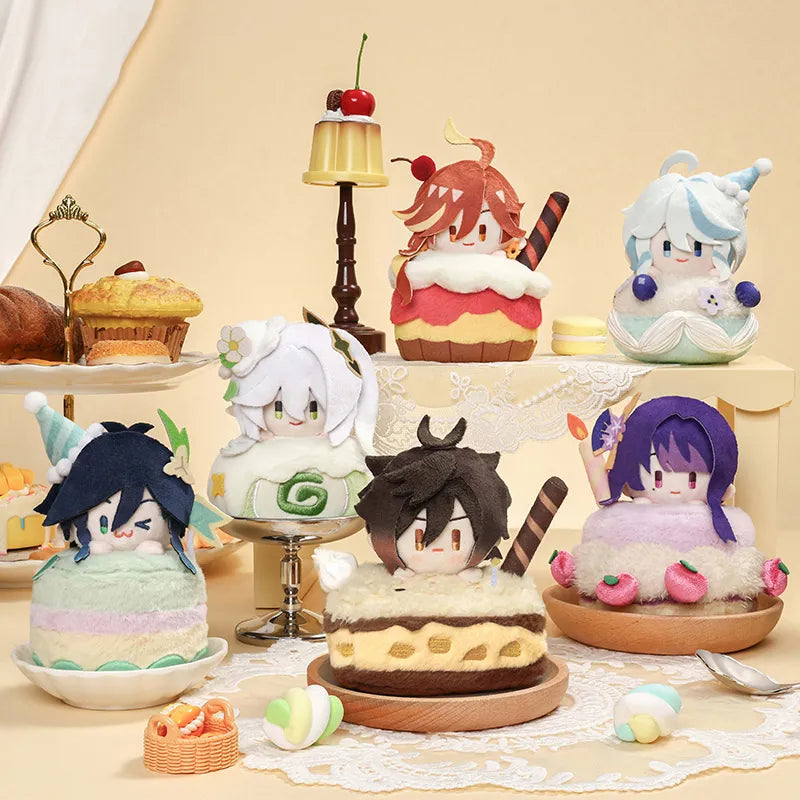 Genshin Impact Wondrous Travels Series Fragrant Plush Keychains Collection