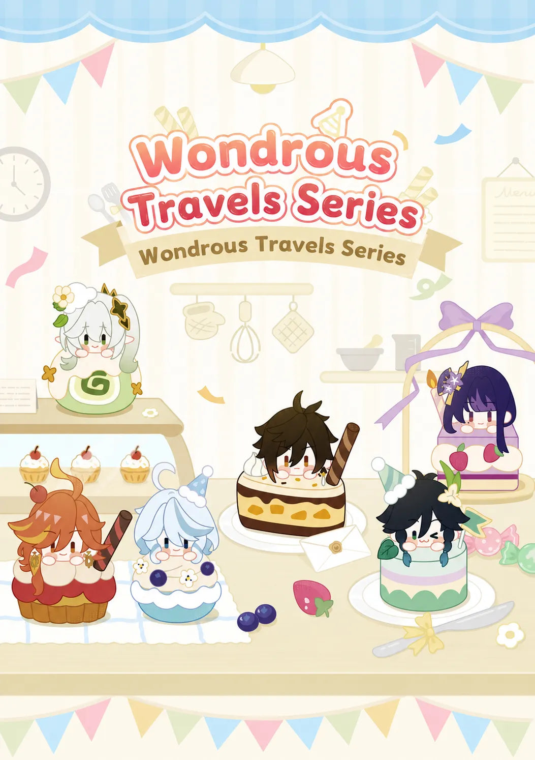 Genshin Impact Wondrous Travels Series Fragrant Plush Keychain Overview