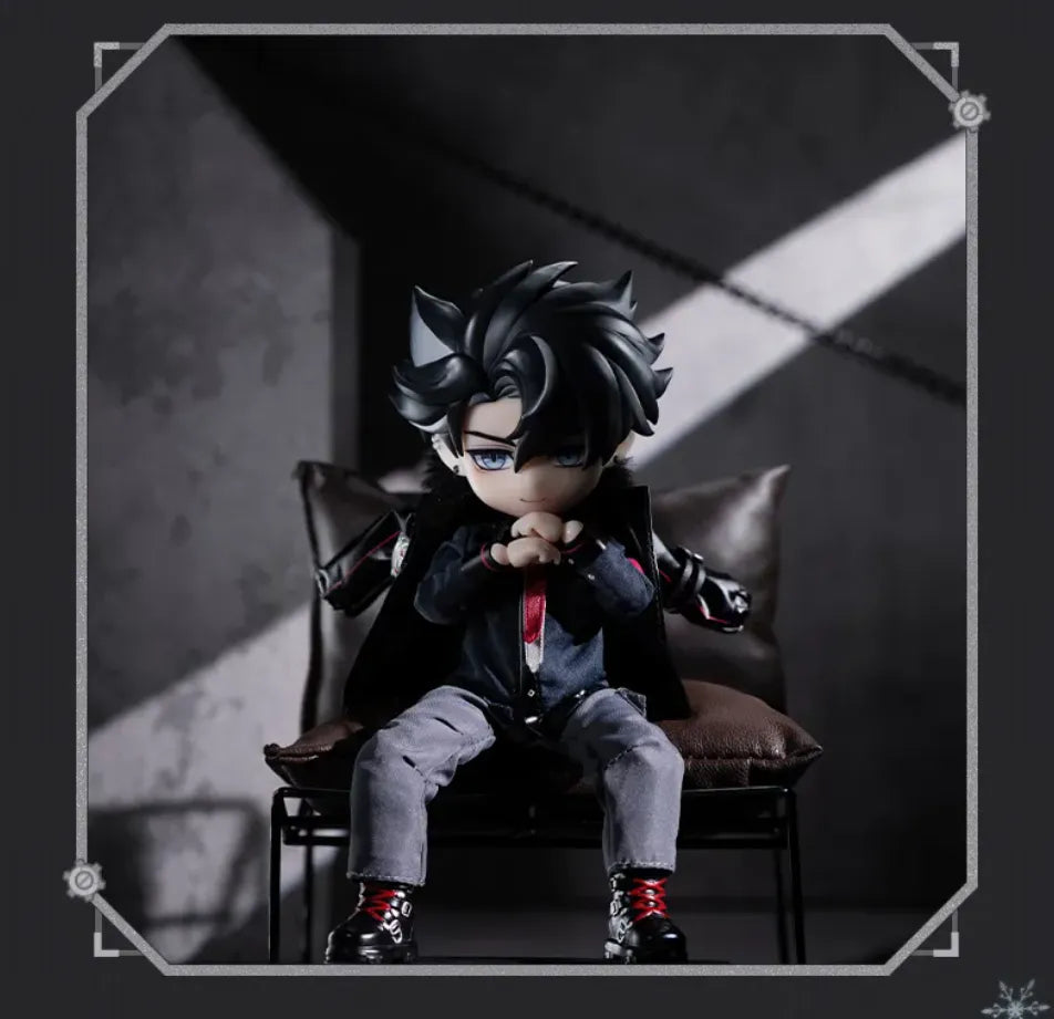 Wriothesley action figure accessory set shown in a seated display pose