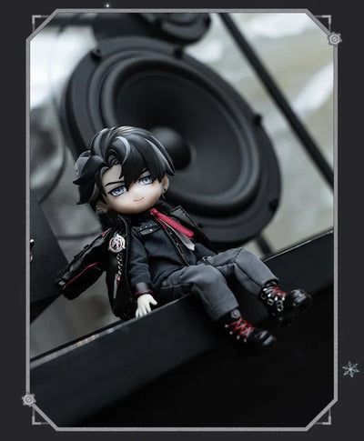 Wriothesley action figure accessory set with detailed jacket and outfit pieces