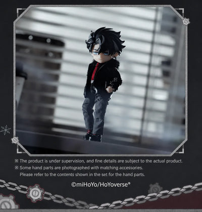 Wriothesley 1/12 action figure wearing the complete accessory outfit set