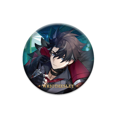 Genshin Impact Wriothesley character badge anime collectible pin