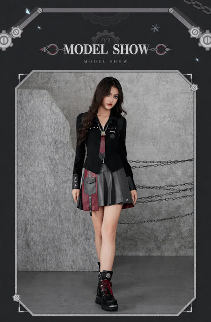 Genshin Impact Wriothesley knitted shirt premium knit fabric texture and PU craftsmanship showcase