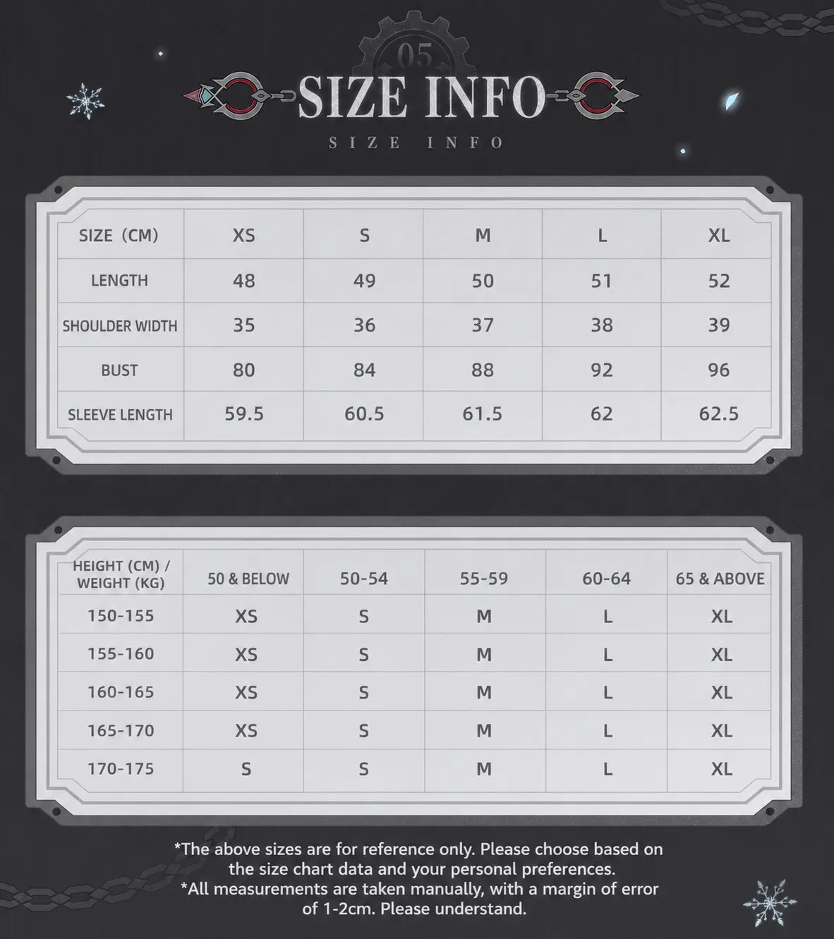 Size Guide