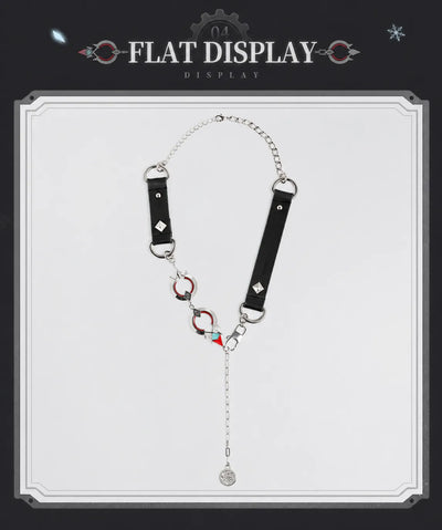 Wriothesley themed necklace worn with oversized knitwear fashion styling