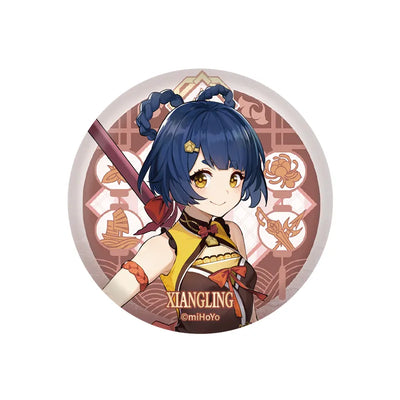 Genshin Impact Xiangling Character Badge Liyue Harbor Series Collectible Pin