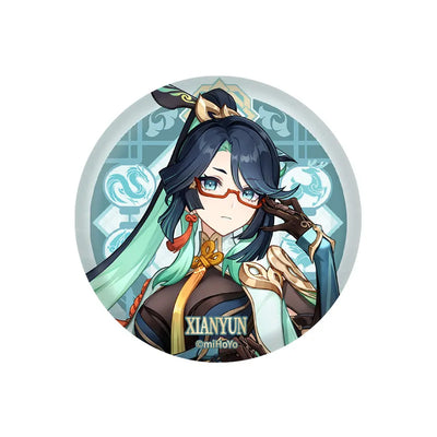 Genshin Impact Xianyun Character Badge Liyue Harbor Series Collectible Pin
