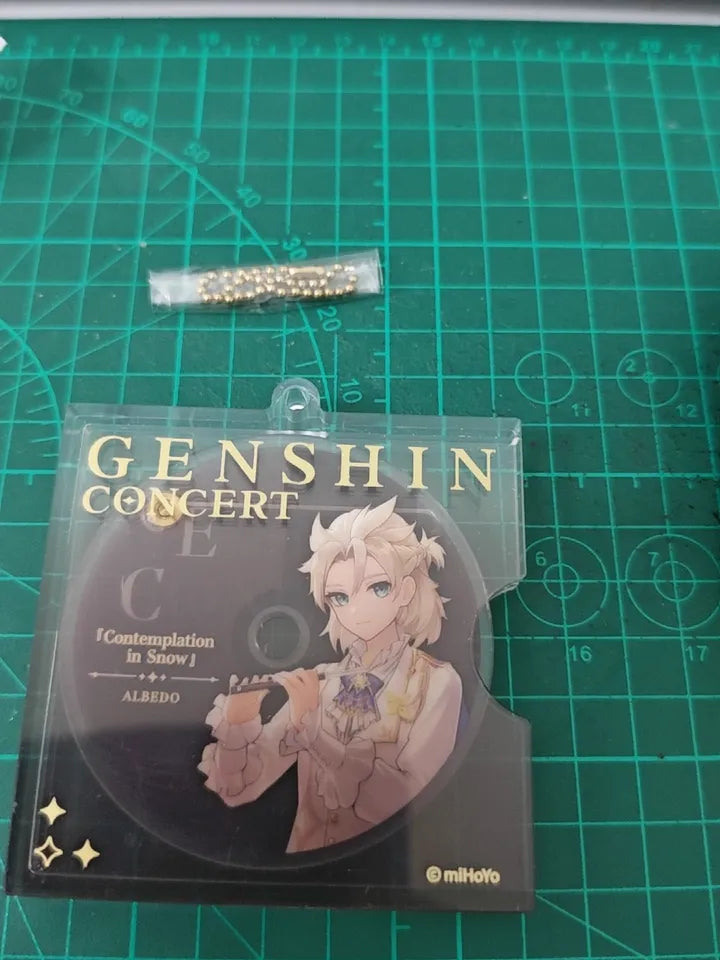 Genshin Impact Dusty Glory Series CD Style Acrylic Keychain