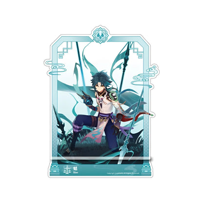 Genshin Impact Xiao character acrylic phone stand anime desk display collectible