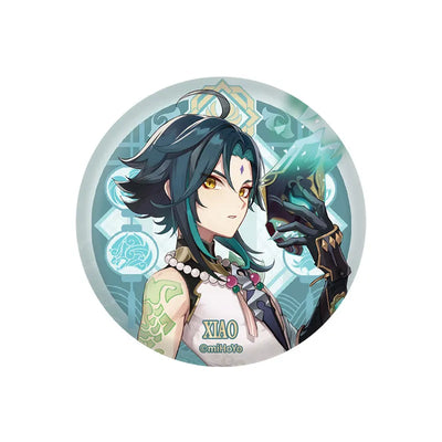 Genshin Impact Xiao Character Badge Liyue Harbor Series Collectible Pin