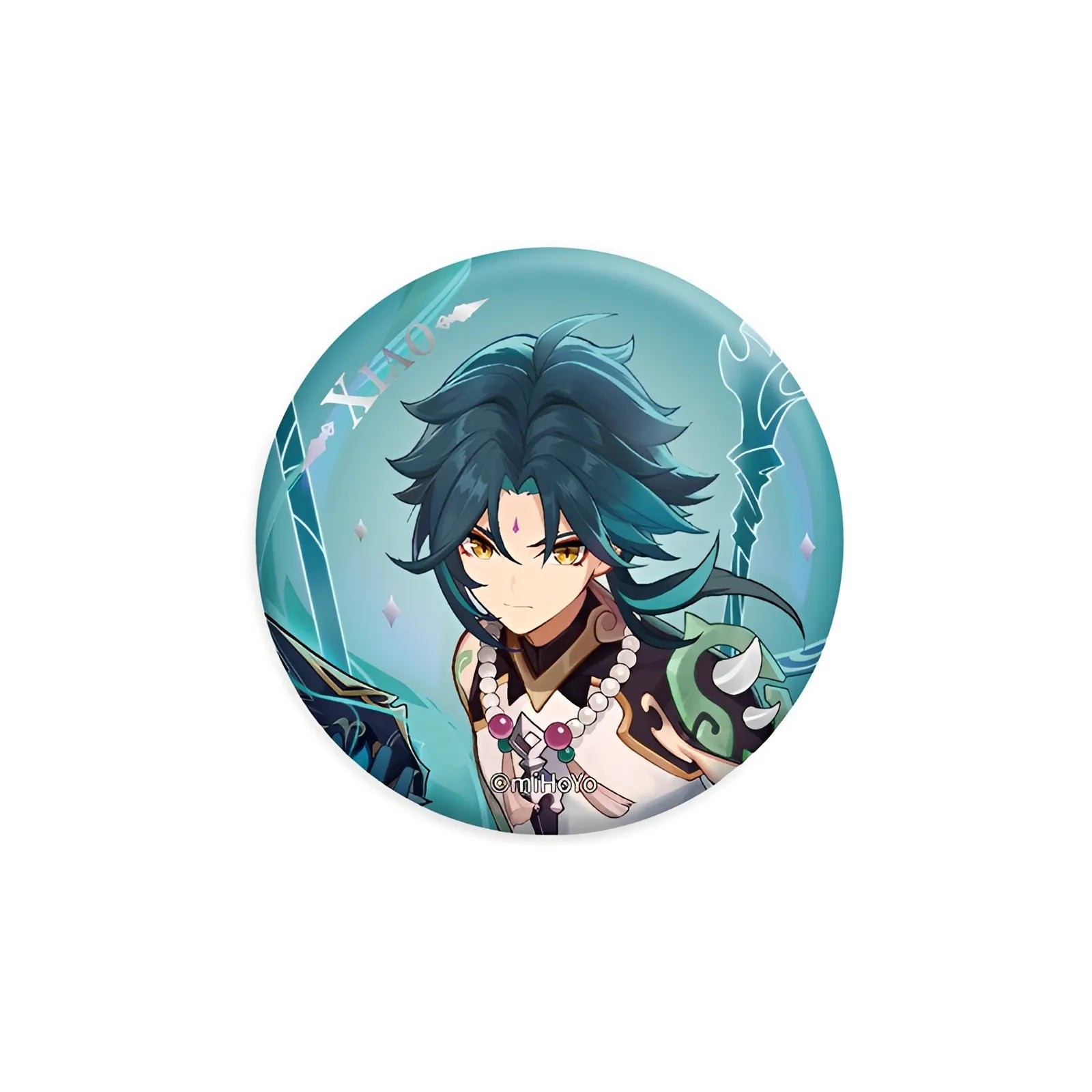 Genshin Impact Serie Ilustración de Personajes Insignia Holográfica