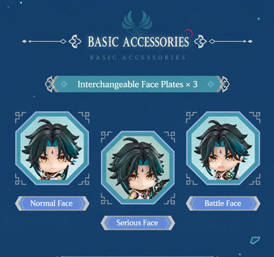 Genshin Impact Xiao Clay Figure interchangeable accessories set