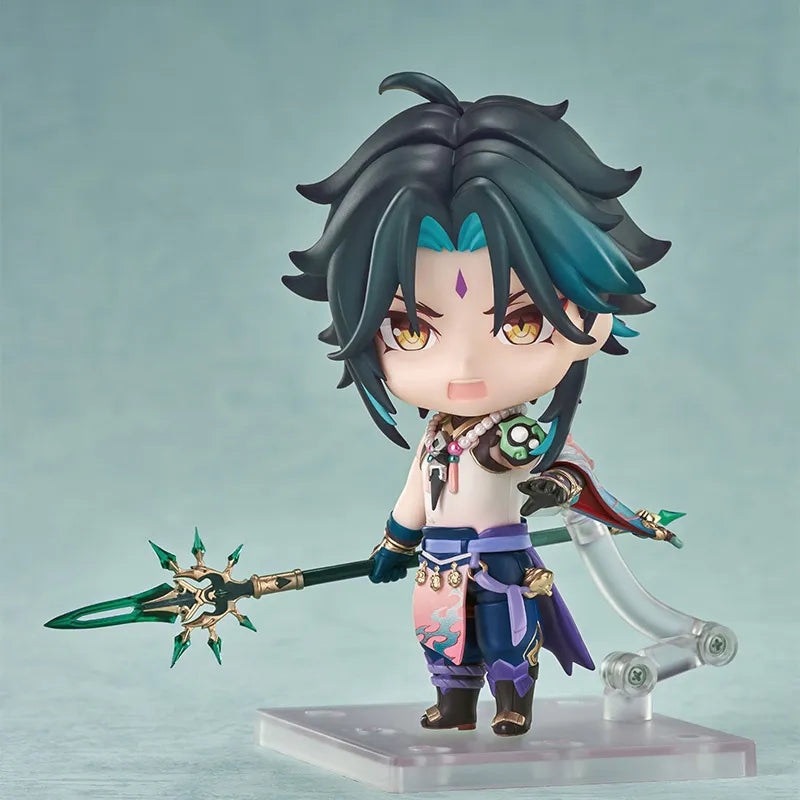 Xiao Clay Figure with interchangeable face plates and accessories from Genshin Impact