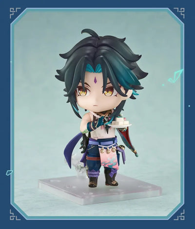Genshin Impact Liyue Harbor Series Xiao Clay Figure collectible art card