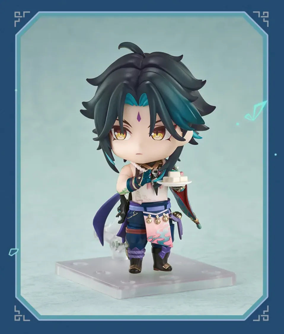 Genshin Impact Liyue Harbor Series Xiao Clay Figure collectible art card