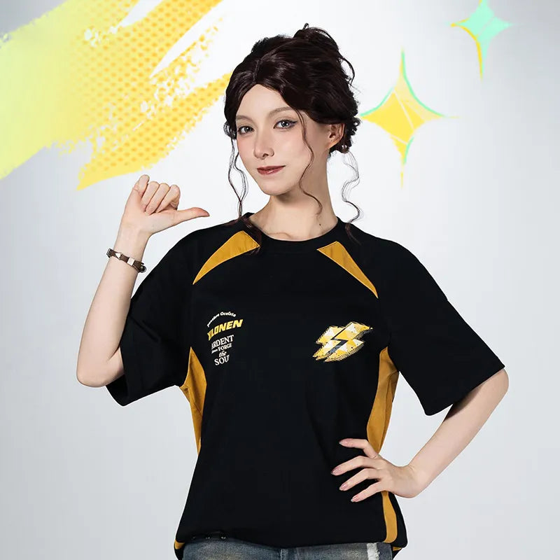 Genshin Impact Xilonen T Shirt Sparks and Summits Series Front View