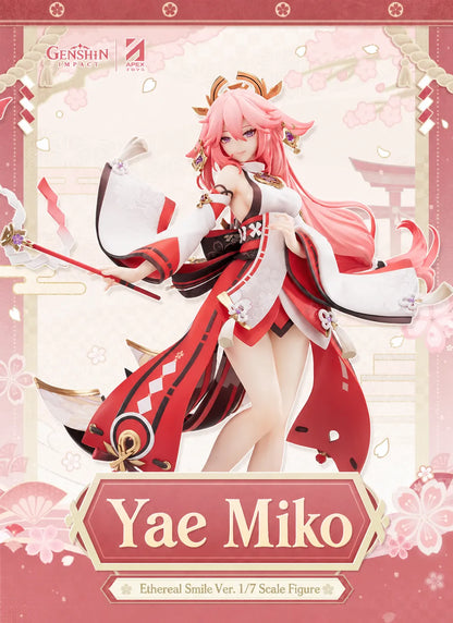 Product information card for Yae Miko Ethereal Smile Ver. 1/7 Scale Figure