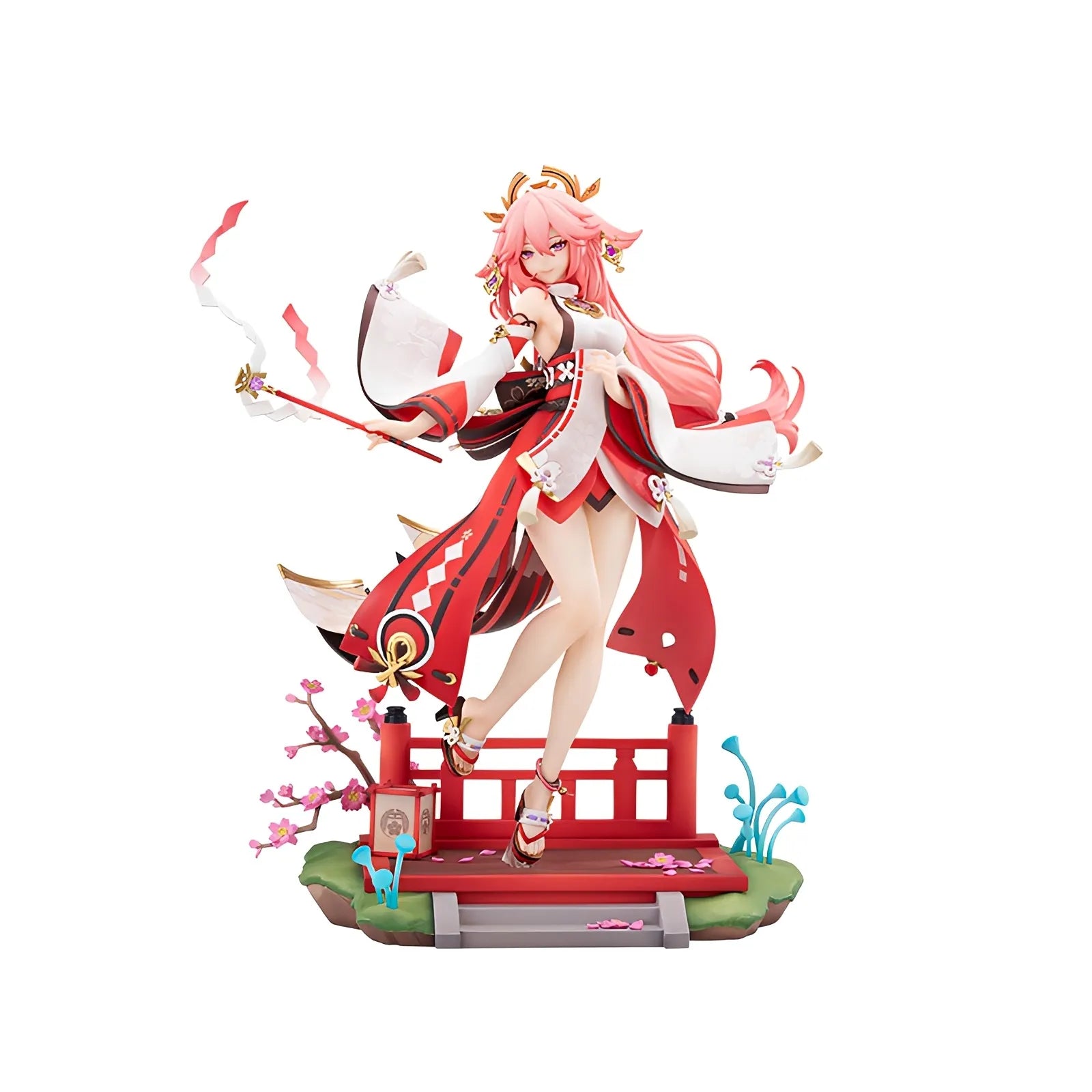 Full body Yae Miko Ethereal Smile Ver. 1/7 Scale Figure on white background