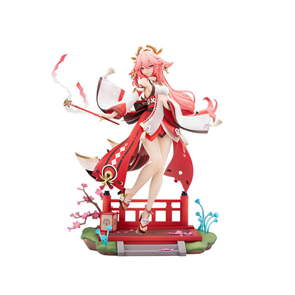 Full body Yae Miko Ethereal Smile Ver. 1/7 Scale Figure on white background