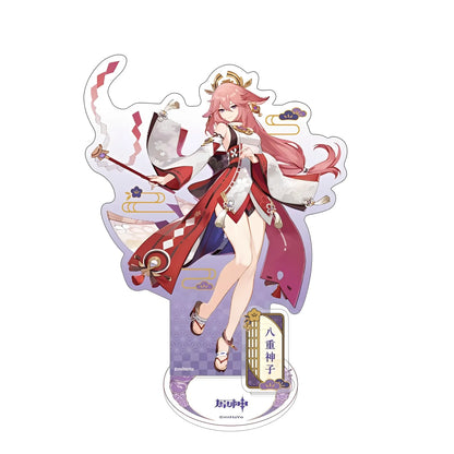 Genshin Impact Yae Miko Inazuma acrylic stand character desk decoration anime collectible standee