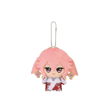 Genshin Impact Yae Miko Little Valley plush keychain with charming chibi plush character design