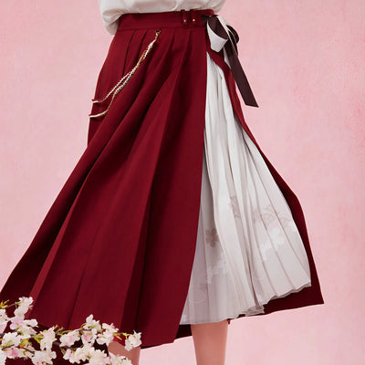 genshin impact yae miko skirt flowing silhouette walking pose