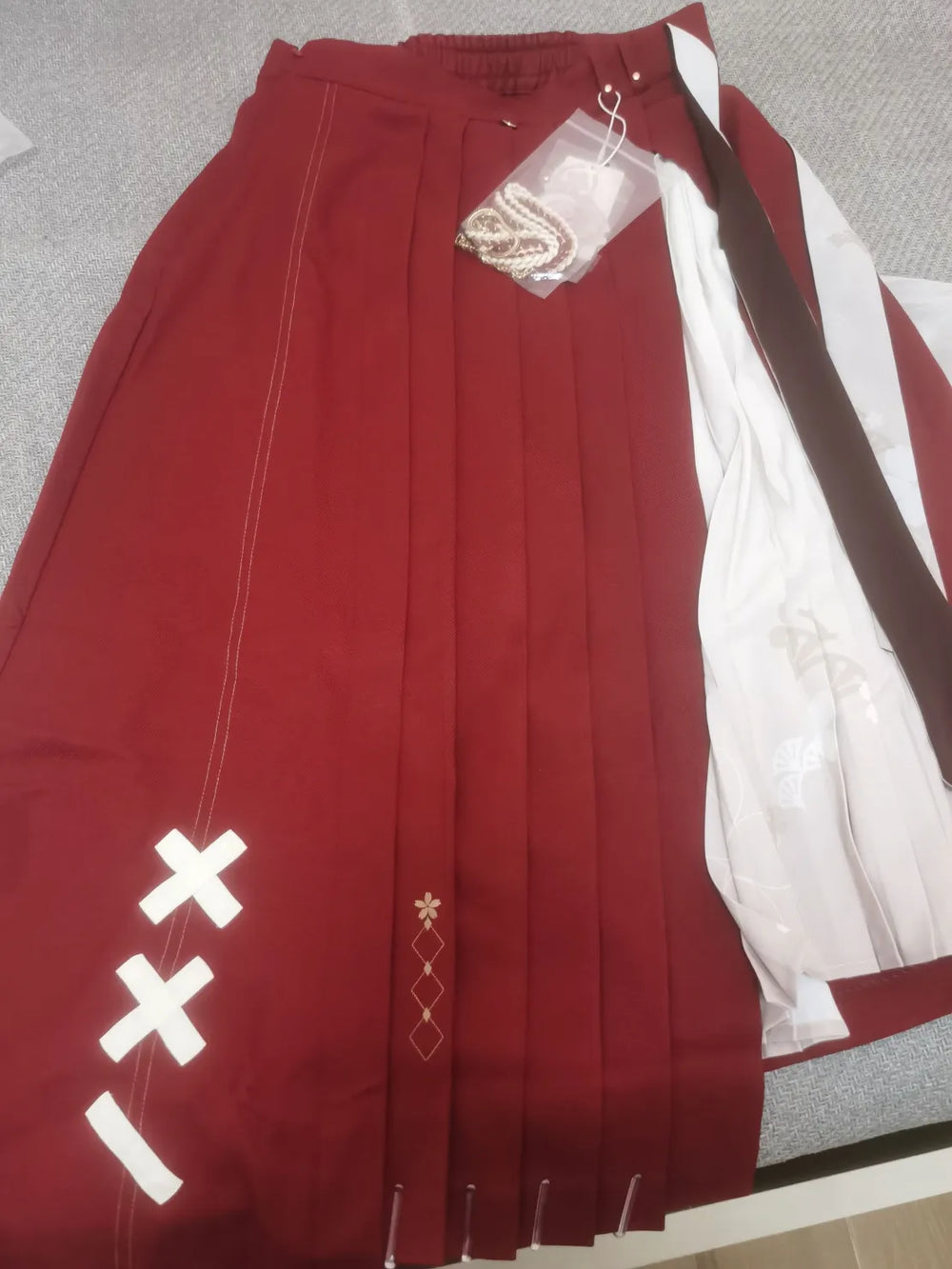 Genshin Impact Yae Miko Themed Pleated Skirt