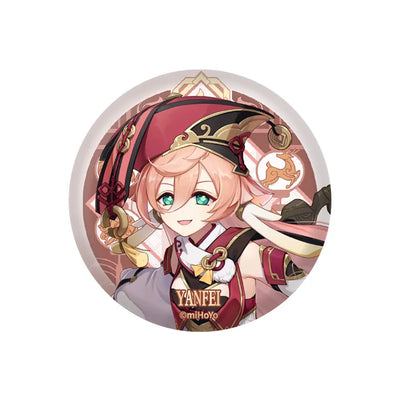 Genshin Impact Yanfei Character Badge Liyue Harbor Series Collectible Pin