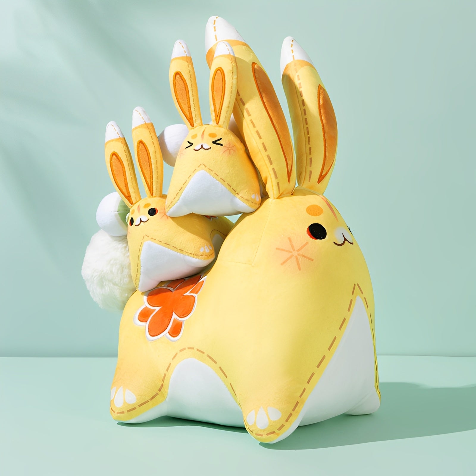 Yaoyao plush side view bunny design