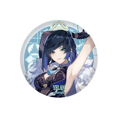 Genshin Impact Yelan Character Badge Liyue Harbor Series Collectible Pin