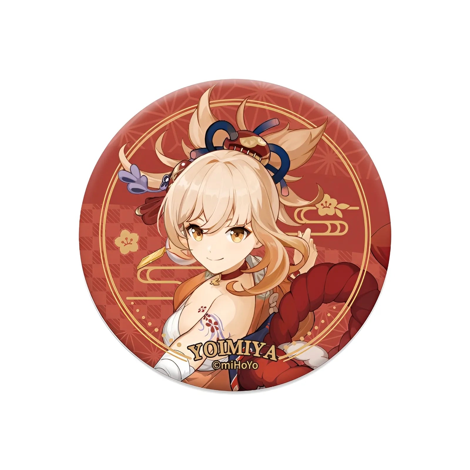 Genshin Impact Yoimiya Inazuma character badge collectible anime pin