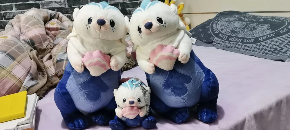 Genshin Impact Llavero de Peluche Nutria Marina Yoyo Serie Océano