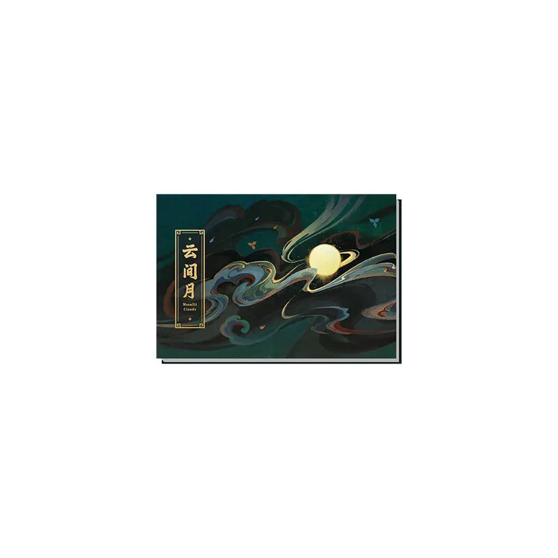 Genshin Impact Yun Jian Yue Series mini book fridge magnets featuring Liyue characters