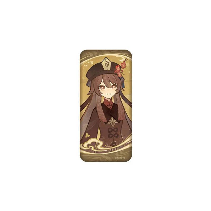Hu Tao paper badge from the Genshin Impact Yun Jian Yue Series