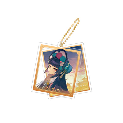 Genshin Impact Yun Jin rotating double-sided acrylic keychain