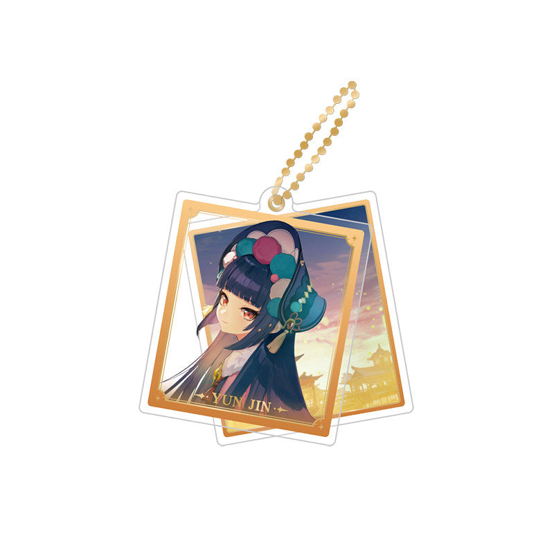 Genshin Impact Yun Jin rotating double-sided acrylic keychain