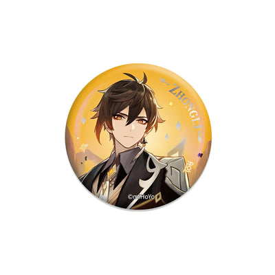 Genshin Impact Character Illustration Series Holographic Badge