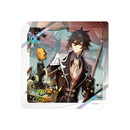 Genshin Impact Zhongli Day of Destiny Series Character Acrylic Coaster