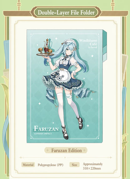 Genshin Impact In-Store Series double layer file folder Faruzan design