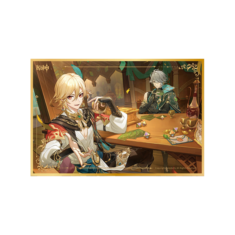 Genshin Impact In-Store Series illustration acrylic art card special artwork version