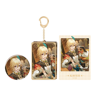 Genshin Impact In-Store Series Kaveh bundle set with bonus photo card